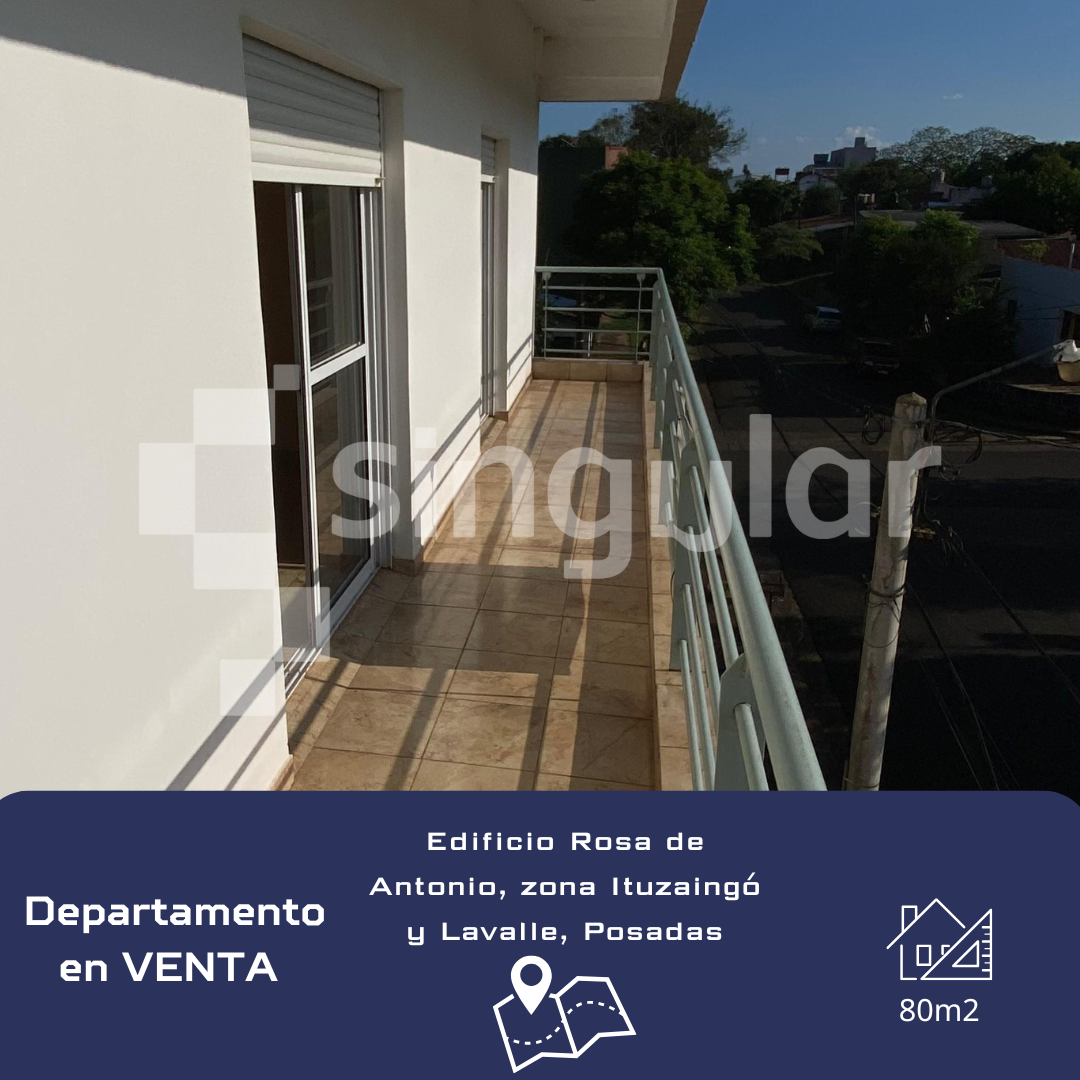 Departamento 2 Dormitorios, Edificio Rosa de Antonio, en venta en Capital Posadas - Misiones