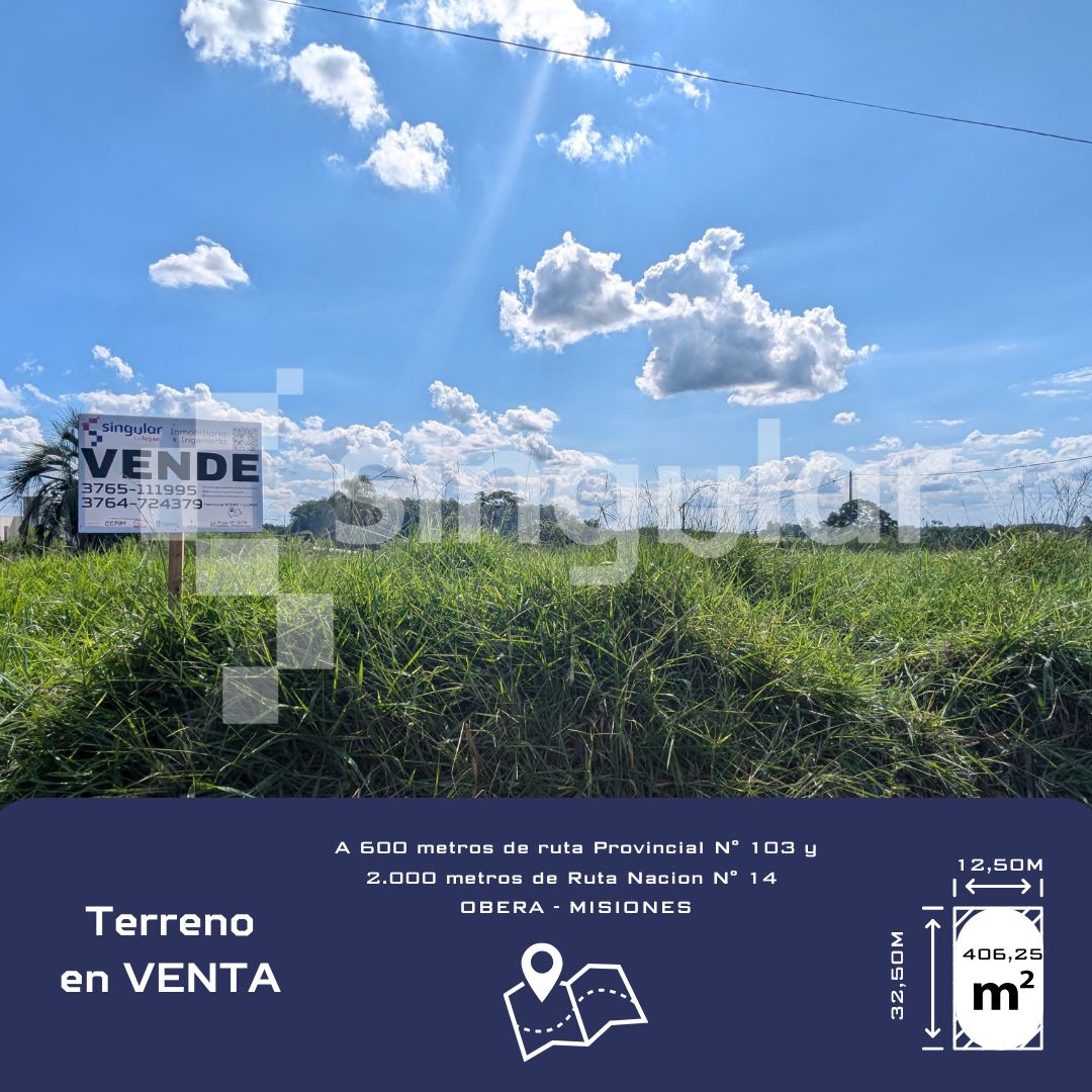 Terreno en venta en OBERA