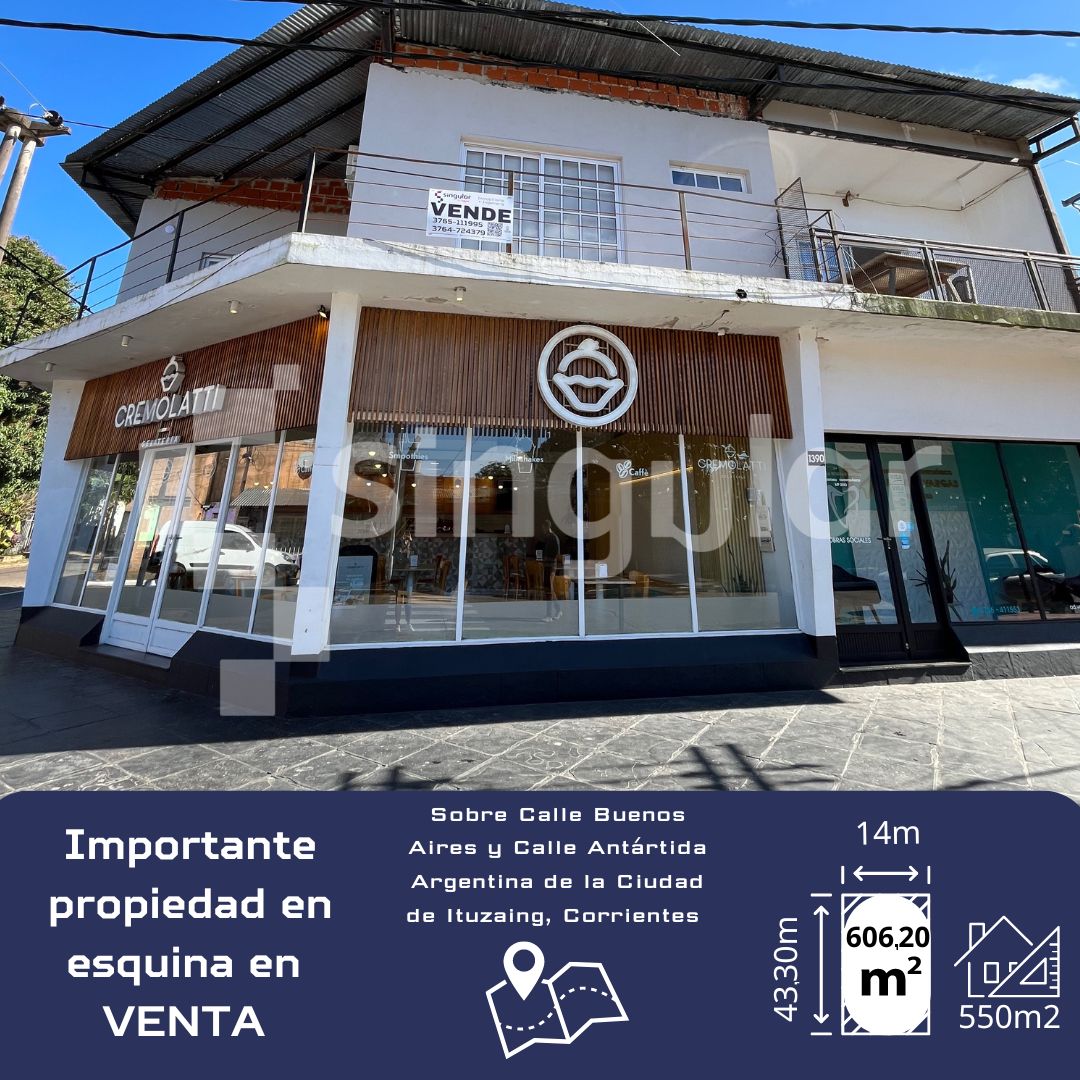 Propiedad con Locales, departamentos y casa EN VENTA